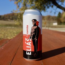 Pivo ELIÁŠ "KAPITÁN" 12°, Weizen beer, 0,5l - ETIKETA 